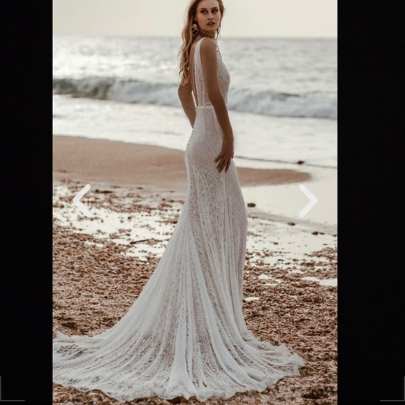 Rish Bridal Noa Wedding Dress Gown, Rish sz 1, US sz 4 - Picture 4 of 15